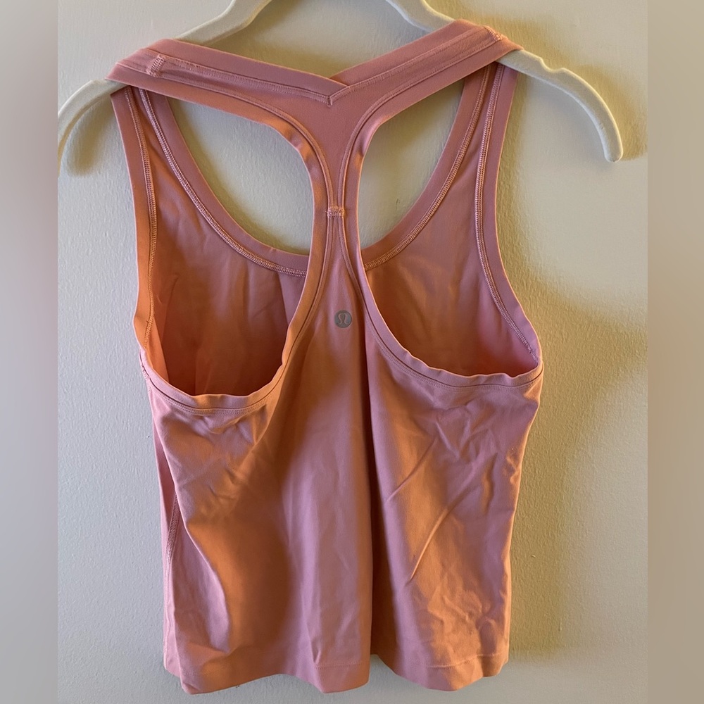 Lululemon Pink Racerback Tank Top - Picture 2 of 2